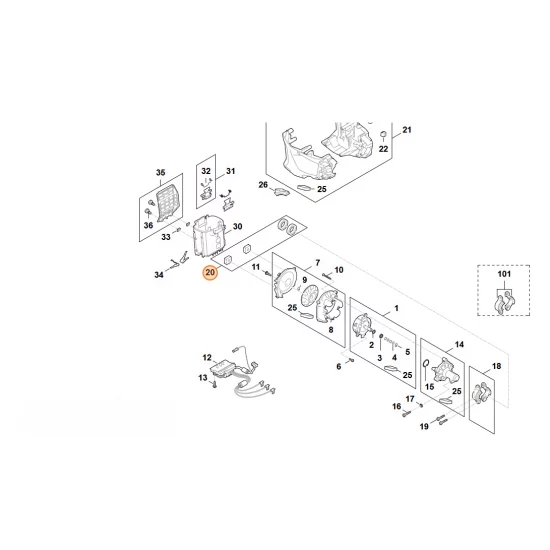 STIHL  Zestaw odbojników FA03 007 4900